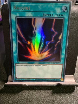 Raigeki V.4 Ultra Rare Yu-Gi-Oh! card like new