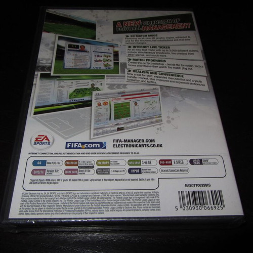 FIFA Manager 09 PC DVD new sealed