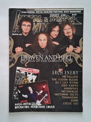 Metal Hammer magazine 273 2007 used, heavy metal bands