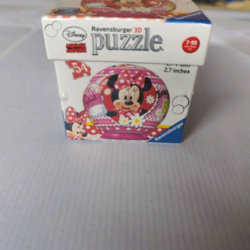 Ravensburger 3D Minnie Mouse puzzle new, ball shape 7 cm diameter