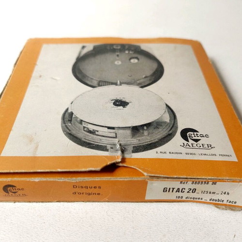 Jaeger GITAC 20 tachograph discs like new, pack of 100 collectible