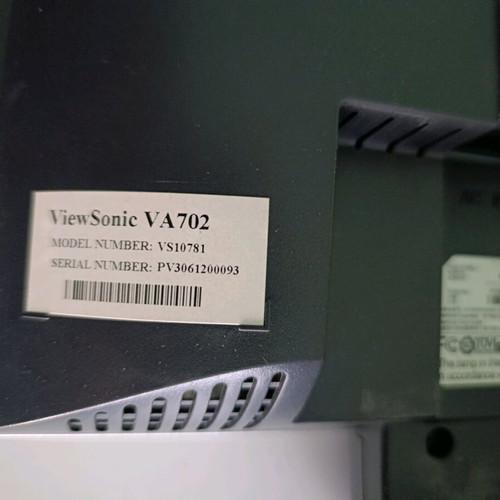 View Sonic computer monitor used