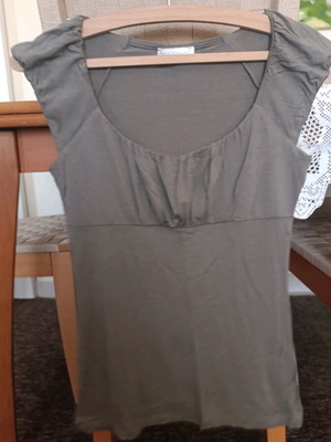Enzzo blouse like new, size S, beige brown