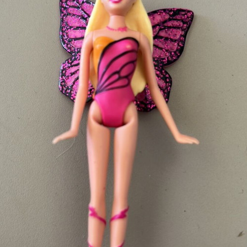 Barbie Mariposa miniature doll used from Mattel V7050 Mini Princesses collection