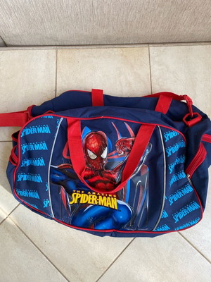 Τσάντα χειρός μεγάλη Spider-Man μεταχειρισμένη, μπλε και κόκκινη
