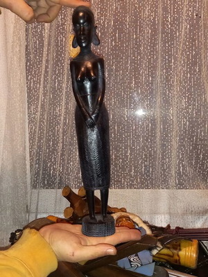 African Handmade Woman collectible piece new