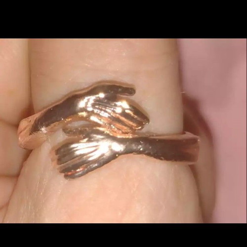 Ring Prегръдката new, rose gold finish, unisex, adjustable