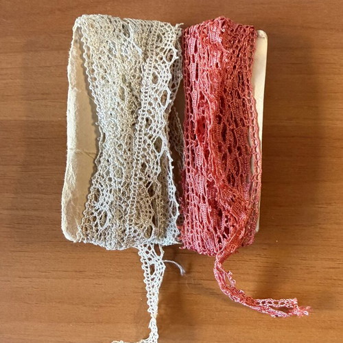 Knitting and Embroidery Set with Threads, Crochet Hook, and Ribbons