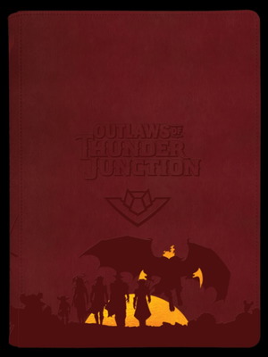 Outlaws Thunder Junction Magic the Gathering άλμπουμ με φερμουάρ