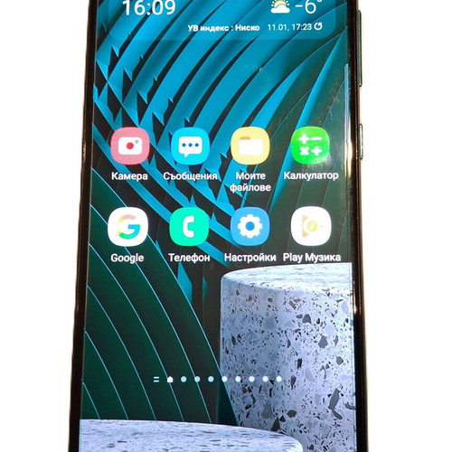 Samsung Galaxy A30s phone used with 2 cases included
