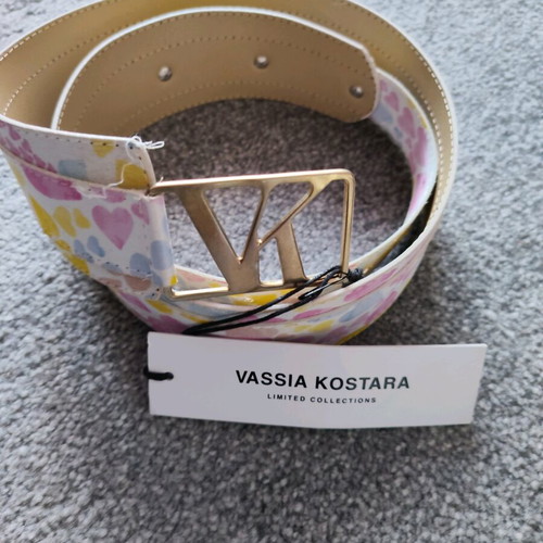 Vassia Kostara Kardia Belt pink, new, adjustable size