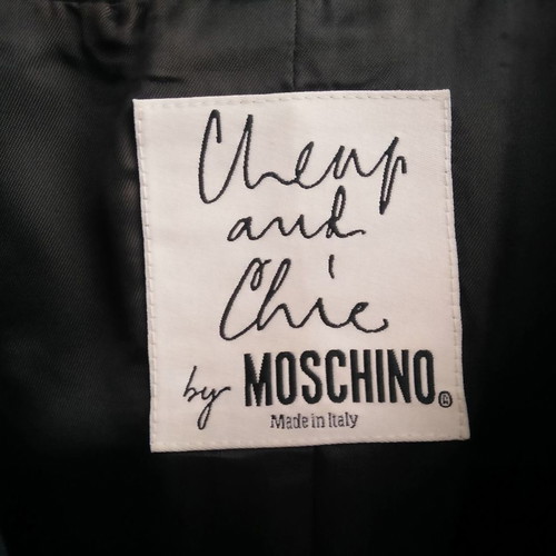 Moschino women's jacket used, black, size M