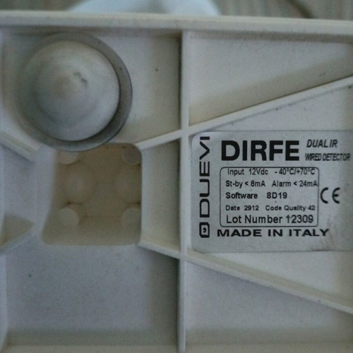 Alarm security sensor outdoor eye with 2 infrared laser motion detectors Difre duevi like new
