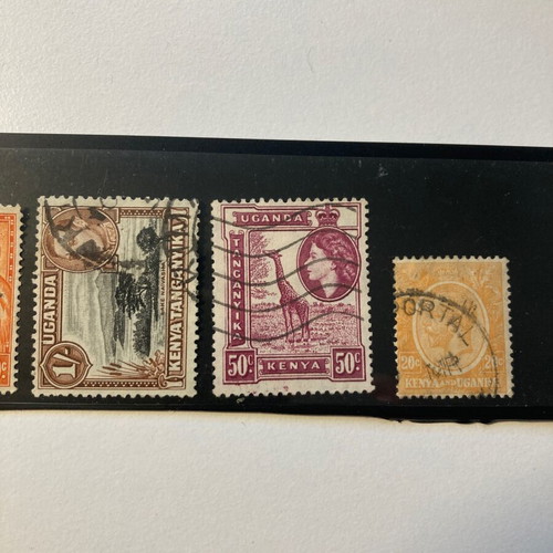 Uganda Colonial Stamps used, sealed
