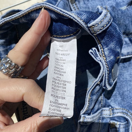 Blue Jean Attrattivo women's pants new, elastic fit with rips