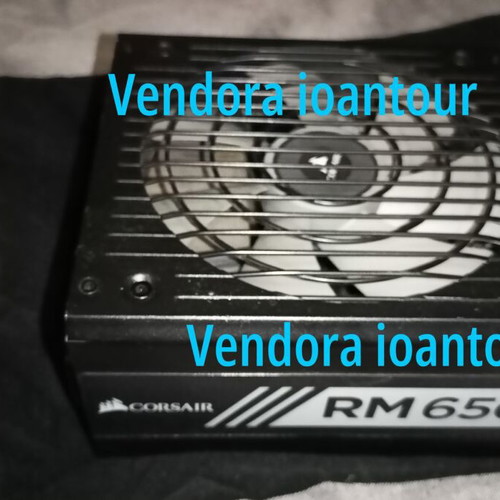 Corsair RM650x 80 PLUS Gold fully modular power supply like new