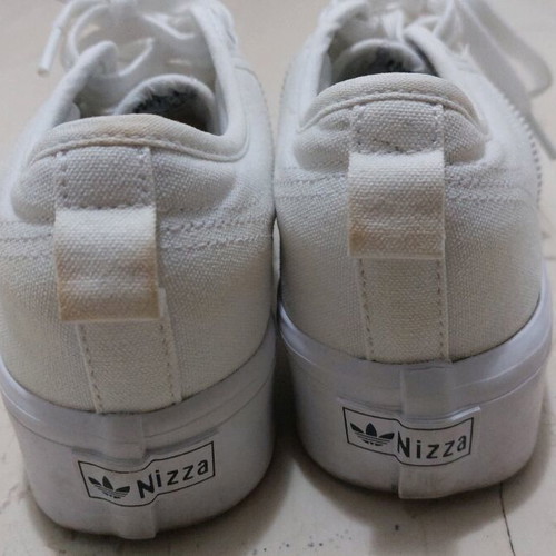 Adidas Nizza shoes like new, white and black, size 41-41.5