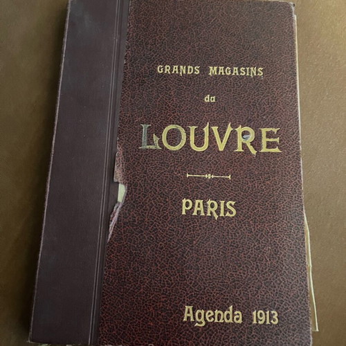 Louvre book used from 1913 with detached pages