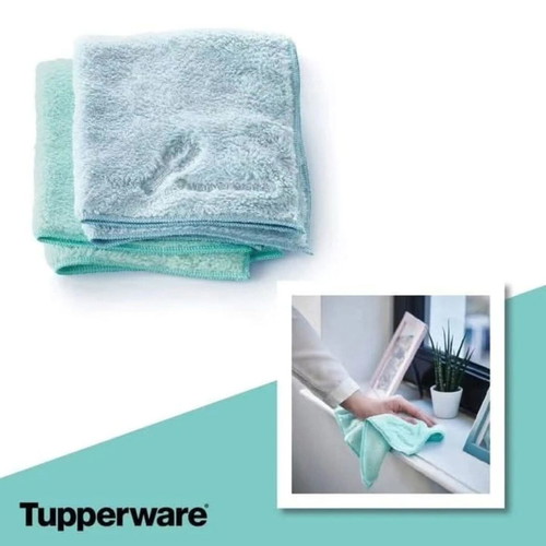 Tupperware dusting cloth set new, 2 pieces