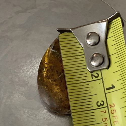 Baltic Amber Cognac 3.3 gr natural cabochon
