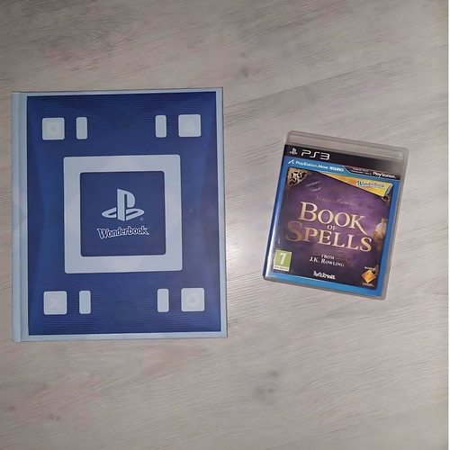PlayStation 3 Motion Controllers with Original Camera, Spell Book and 3 Games like new