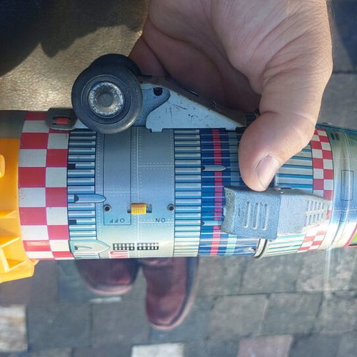 Yonezawa rocket vintage toy