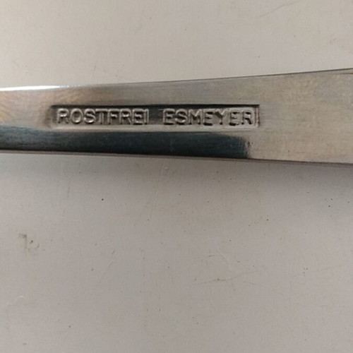 Rostfrei Esmeyer cutlery set used, 83 pieces stainless steel