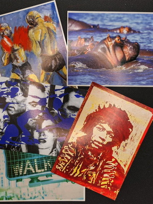 Collectible cartes postales 9 pieces like new