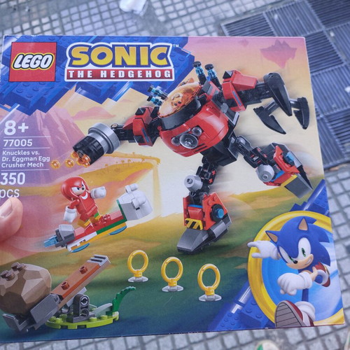 Lego Sonic Knuckles vs Dr. Eggman Egg Crusher Mech 350 pcs new