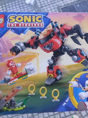 Lego Sonic Knuckles vs Dr. Eggman Egg Crusher Mech 350 pcs new