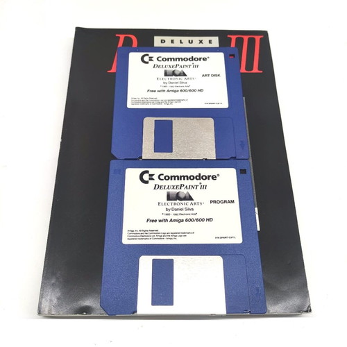 Commodore Amiga Big Box Paint III Software used, 1989, Electronic Arts