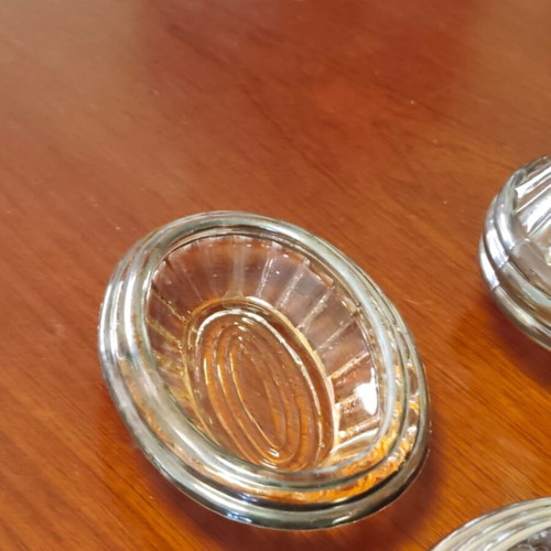 Vintage vanity set used, 5 pieces