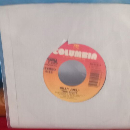 Billy Joel This Night 45 rpm record used