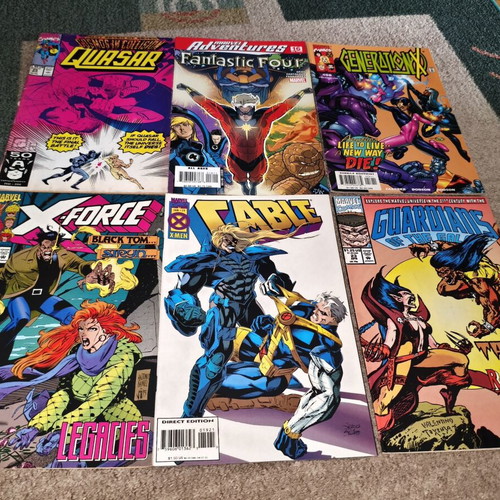 Marvel comics used, set of 6 issues in English