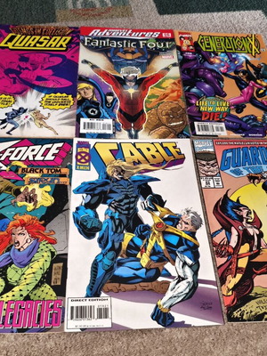 Marvel comics used, set of 6 issues in English