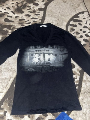 Freesoul long-sleeve black blouse like new, size L