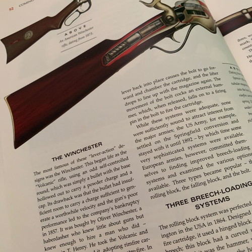 Encyclopedia of rifles and handguns used, English edition