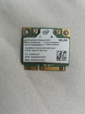 Intel Centrino Wireless-N 2230 Mini PCIe Wi-Fi Bluetooth Card