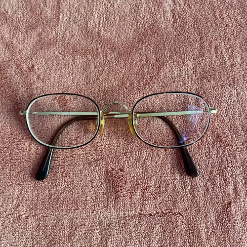 Giorgio Armani glasses frame gold and tortoise model 177 759