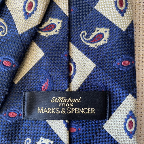 Marks & Spencer tie like new, polyester, multicolor