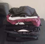 Γυναικεία ρούχα casual μεταχειρισμένα, πακέτο 11, μαύρα και πολύχρωμα
