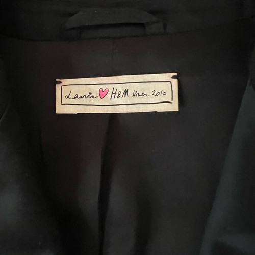 Lanvin x H&M tuxedo blazer black wool like new