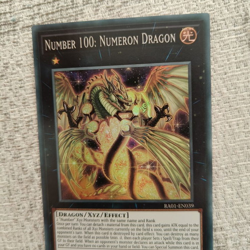 Yu-Gi-Oh Number 100 Numeron Dragon card like new, super rare