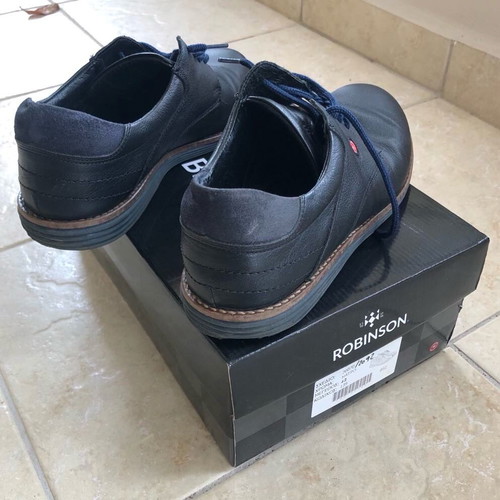 Robinson men's black casual shoes used size 42