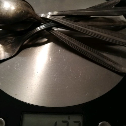 Forks and spoons used set 4+2 OKA 80-21