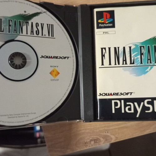 Final Fantasy 7 PlayStation PS1 game used