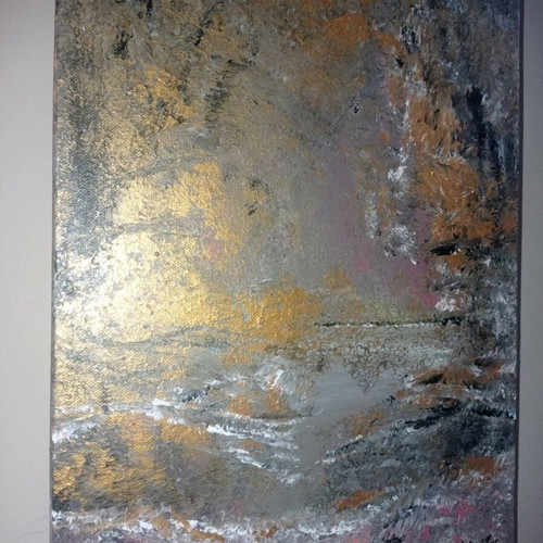Painting Autumn Landscape new, original signed 30x40