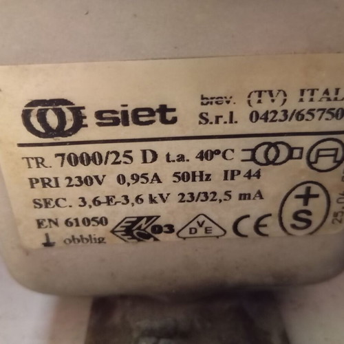 Used SIET waterproof transformers pack of 6
