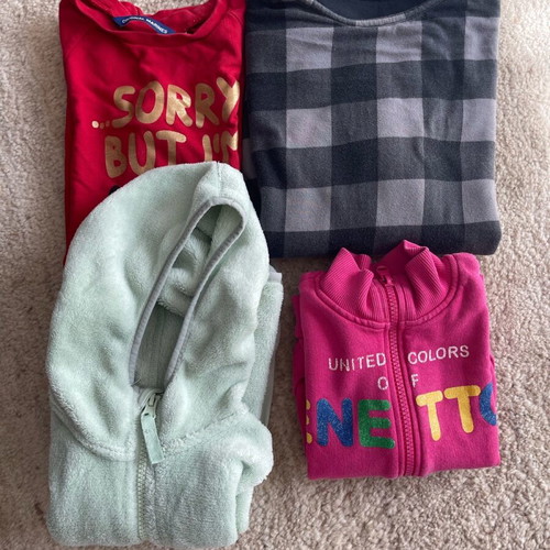 Girls' clothes for 4-5 years old like new, autumn winter, 3 items