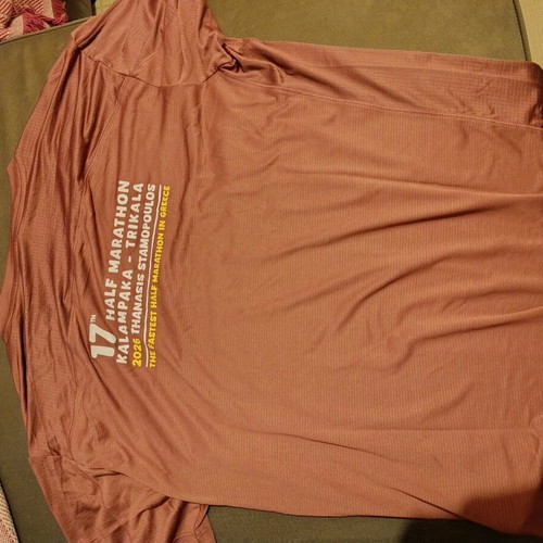 Running shirt half marathon Trikala new, size L